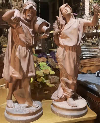 Deux statues orientalistes - deux,